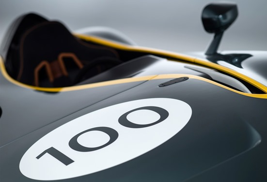 Aston Martin CC100 Speedster which marks the 100th year of Aston Martin