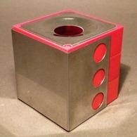 Luci Poker M48 ashtray, red