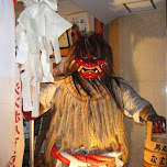 scary character in downtown fukuoka in Fukuoka, Japan 