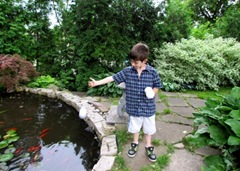 Nate Drops Spheres Into Pond