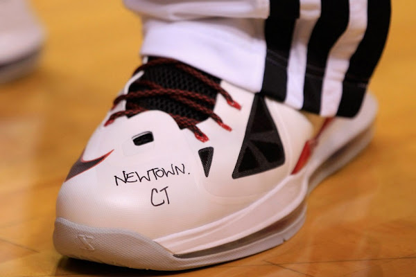 LeBron8217s Gameworn Shoes Auctioned to Benefit Newtown Families