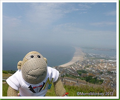 View of Chesil beach