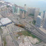 at CN tower in toronto in Toronto, Ontario, Canada