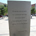 Escrit de Miquel Martí Pol a la Plaça Major
