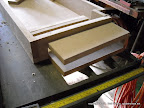 Pieces cut per plans. Assembly begins. Several pieces were measured and cut as I went along for tight fit.