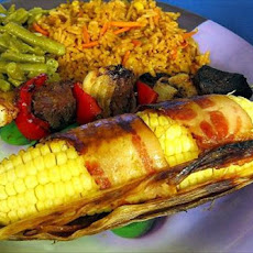 Barbecue Corn With Bacon