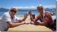Two Girls on Pollenca Beach