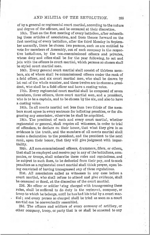 Pennsylvania Archives Series 2 Volume 13 Documents Relating to the Associations and Militia in General Page 255