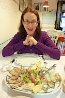 Anchovies and squid