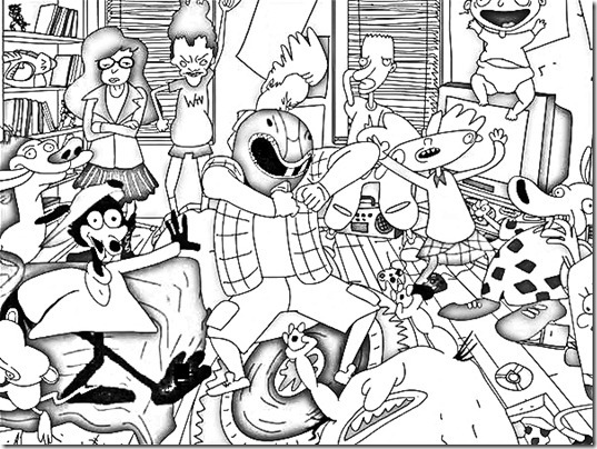 Harlem Shake Coloring Pages 