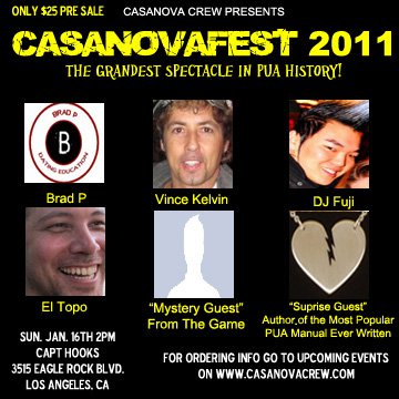 Casanovafest 2011, Casanova Crew