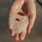 Sand von der Pink-Beach, Komodo