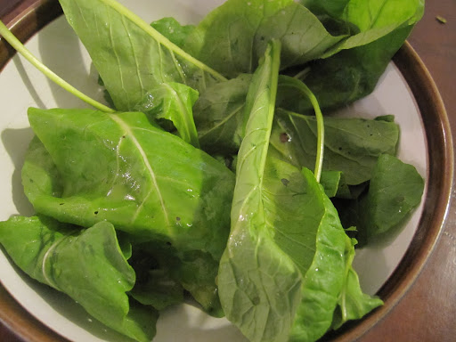 Mixed greens with home made vinaigrette