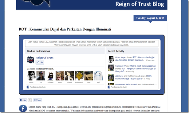 Kotak sosial facebook Like dan Activity widget yang diubahsuai Kotak sosial facebook Like dan Activity widget yang diubahsuai