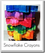 snowflake crayons