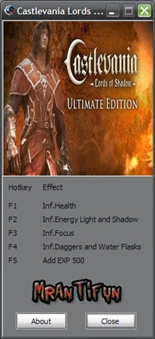 Castlevania Lords of Shadow Ultimate Edition v1.2  5 Trainer