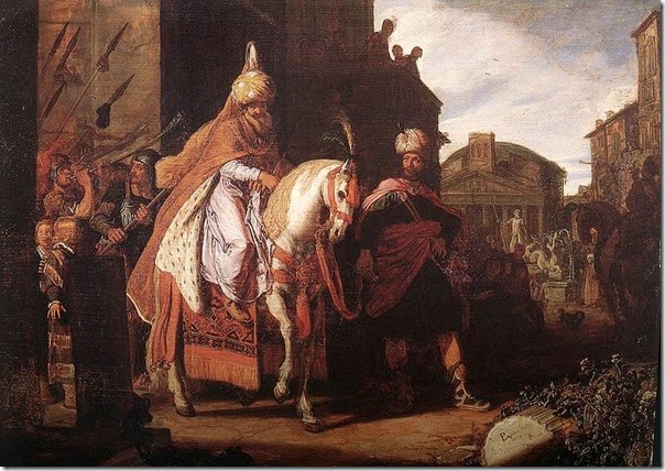 Mordechai in the streets of Persia