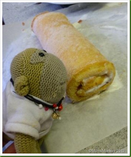 Rolling a swiss roll Rolling a swiss roll