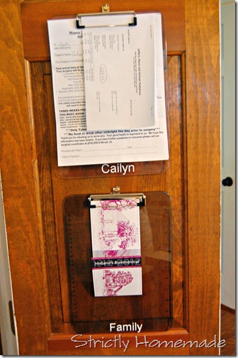Clipboard Organization 2