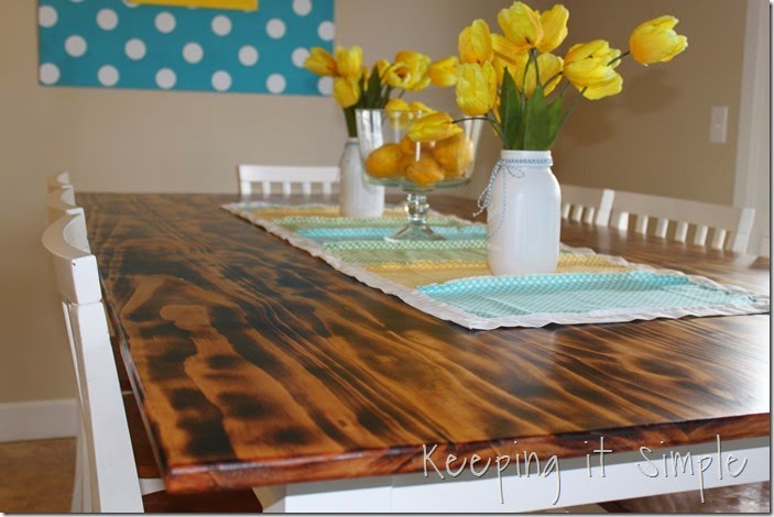 DIY-Dining-Table-With-Burned-Wood-Finish #Bernzomatic (45)
