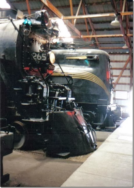 Milwaukee Road S3 4-8-4 #265 at the Illinois Railway Museum on May 23, 2004