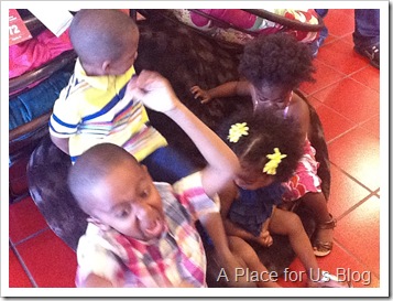 Kids having fun