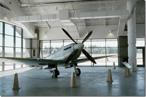 1945 Supermarine Spitfire Mark XVI at the Evergreen Aviation Museum in 2001