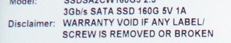 Intel SSD záruka