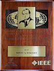 IEEE REGION 10 LARRK K. WILSON AWARD FOR LEADERSHIP. THE ONLY RECEPIENT FROM REGION 10 (ASIA-PACIFIC) ONE OUT OF TOTAL 4 SUCH IN WORLD.