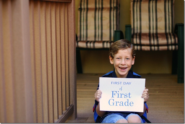web sharp Sean's first day of 1st grade web sharp Sean's first day of 1st grade