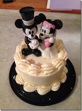 Mickey and Minnie Wedding Cake Topper