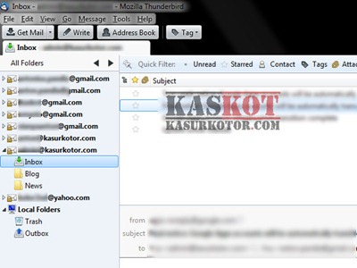 Cara Menggunakan Mozilla Thunderbird