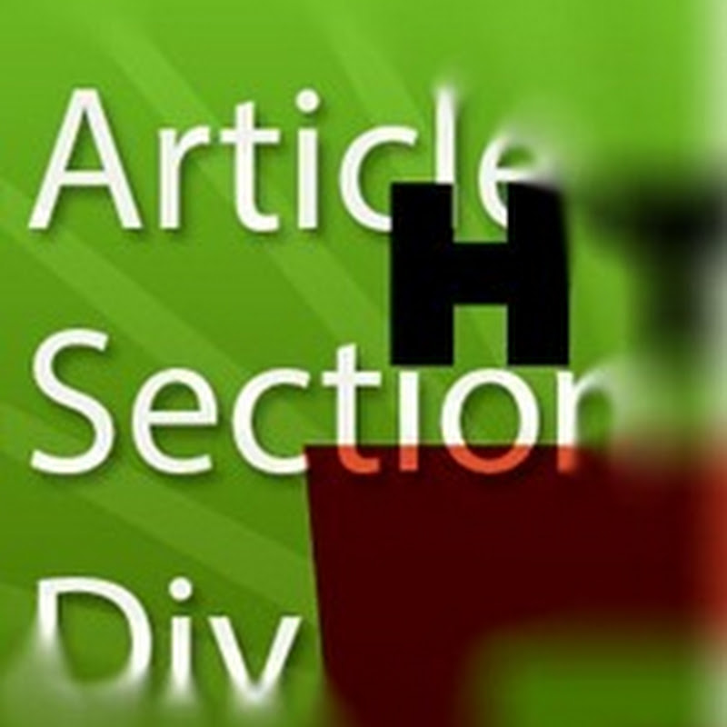 La diferencia de usar div, article y section con HTML5