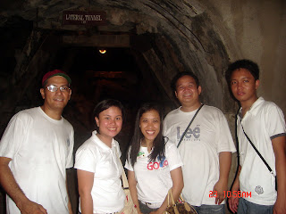MCCID faculty had a photo shoot inside one of Malinta's Lateral Tunnel.