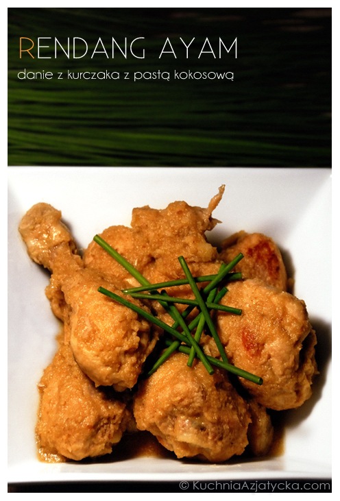 Rendang z kurczaka  KuchniaAzjatycka.com