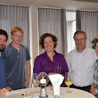 Familie Koster (-Caviezel) beim Willkommens-Brunch