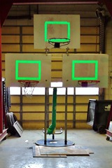 Vision Targets bright green vision targets