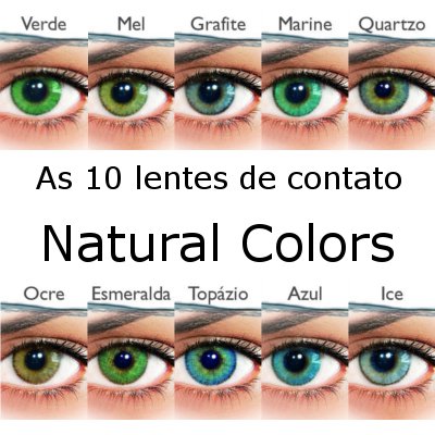 Lentes Coloridas Lentes de Contato Coloridas