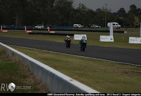 ASBK Queensland Raceway. Saturday qualifying and races.  2012 Round 3 - Support categories