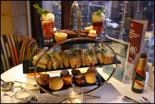 Afternoon tea cake stand - Europa Belfast afternoon tea