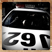 8. 'driving' a police car