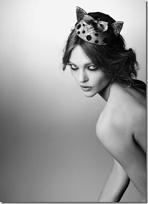 Clemence-Poesy-Sasha-Pivovarova-for-Maison-Michel-Autumn-Winter-2011-01