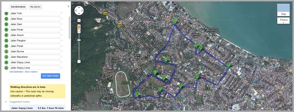 Tanjung Run Route 2011