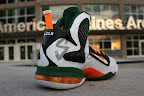 Wearing Brons: Mark Wahlberg Sports LeBron 9 Hurricanes nike lebron 9 pe miami hurricanes 4 03 Wearing Brons: Mark Wahlberg Sports LeBron 9 Hurricanes