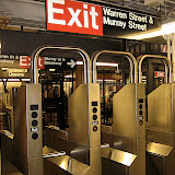 Exit from the subway