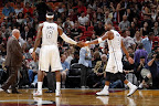 lebron james nba 121208 mia vs noh 01 LeBron James Nears 2nd Triple Double, Wears Lavas in a Loss