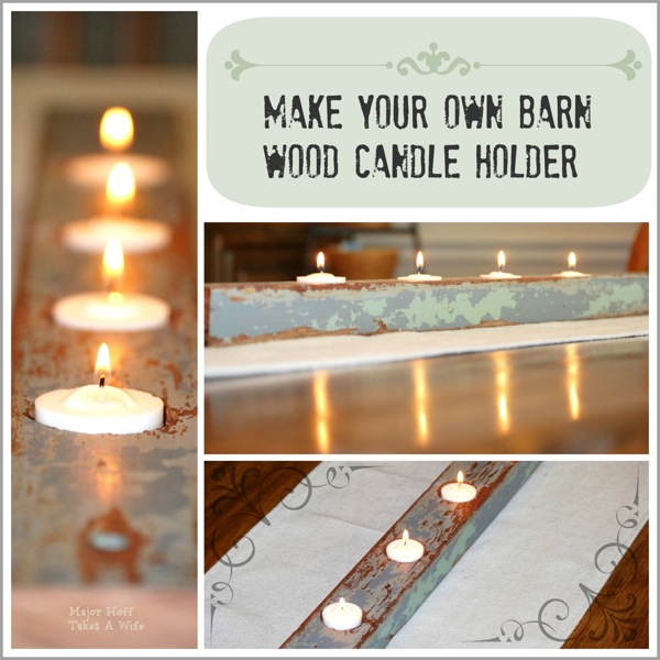 Make your own barnwood candle. Set the mood on Valentines Day. Make your own barnwood candle. Set the mood on Valentines Day.
