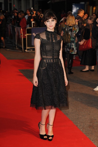 Felicity Jones attends the Like Crazy premiere during the 55th BFI London Film Festival
