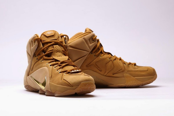 Additional Look at Upcoming 8220Wheat8221 Nike LeBron XII EXT QS