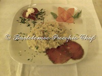 risotto bresaola e scamorza